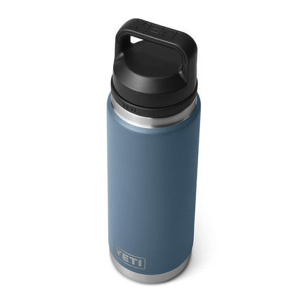 Yeti Rambler 26 oz Bottle, Vacuum Insulated, Stainless Steel with Chug Cap, Nordic Blue