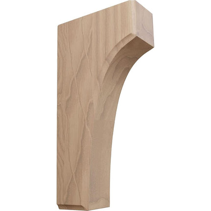 Ekena BKTW02X04X08CVGM 1 3/4" W x 4" D x 8" H Clarksville Bracket, Mahogany