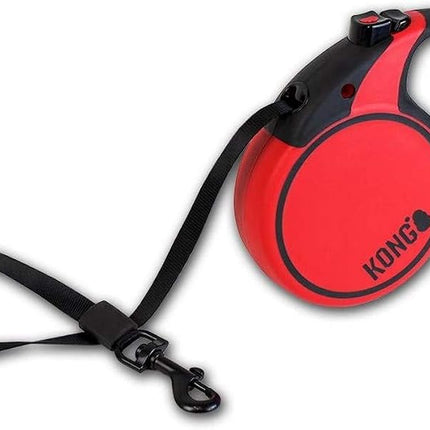KONG Terrain Retractable Dog Leash, Medium, Red, 5