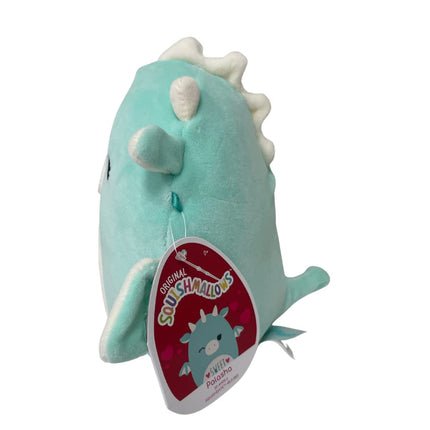 Squishmallow Official KellyToy Valentine's Day Squad (Palasha The Dragon, 7 Inch)