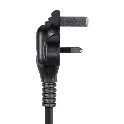 Monoprice 107691 6-Feet 18AWG England Power Cord Cable, H05VV-F NEMA C13, Black