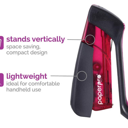 Paper Pro Compact Classic No Effort, One Finger, 80% Easier Staplers - Great for Carpal Tunnel and Arthritis, Assorted (3054)