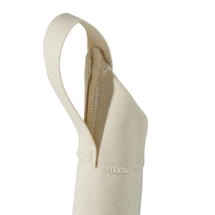 Klein Tools 5471 Canvas Bag, Electrode Bag with Hard Leather Bottom and Web Belt Loop, 2.5-Inch Diameter