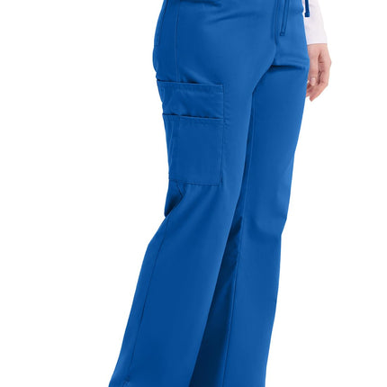 Dickies Femme 86206 Signature Pantalon de Travail Cargo Taille Mi-Haute à Cordon de Serrage - Bleu - XXL