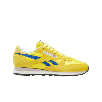 Reebok Unisex-Adult Classic Leather V1 Sneaker, Golden Haze/Optimum Blue/Chalk, 5.5 Women/4 Men