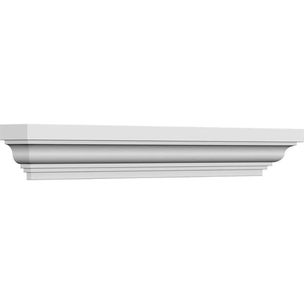 Ekena Millwork CRH04X75ST-1 75" Bottom 81" Top Width x 4 H x 1/2" P Standard Crosshead