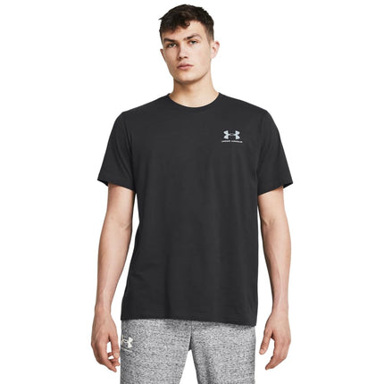 Camiseta Under Armour Sportstyle Colorblock para hombre, (016) Anthracite / / White, XS