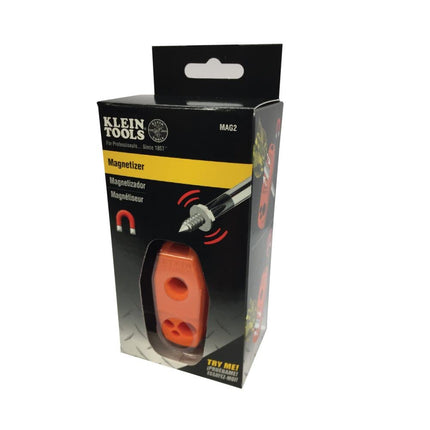 Klein Tools MAG2 Demagnetizer/Magnetizer for Screwdriver Bits and Tips, Makes Tools Magnetic with Powerful Rare-Earth Magnet