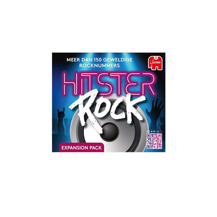 Hitster Rock Expansion, Expansion Set, Music Game, Action Game, Adult Board Game, Music Game, Card Game from 16 Years, 2-10 Players, Party Game, Dutch
