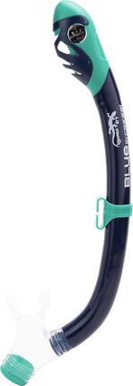 Cressi Tinetto Rocks Dry Snorkeling Set, Aquamarine Green/Blue, S/M