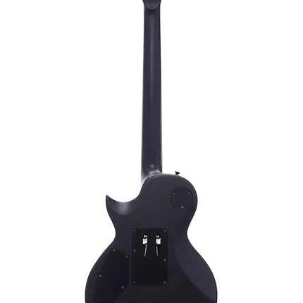 IYV 6 String IYV-ILP-400FR Solid Body wilth Floyld Rose Tremelo Electric Guitar, Satin Black, Right (ILP-400FR)