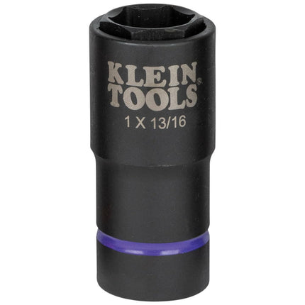 Klein Tools 66065 2-in-1 Deep Impact Socket, 6-Poi