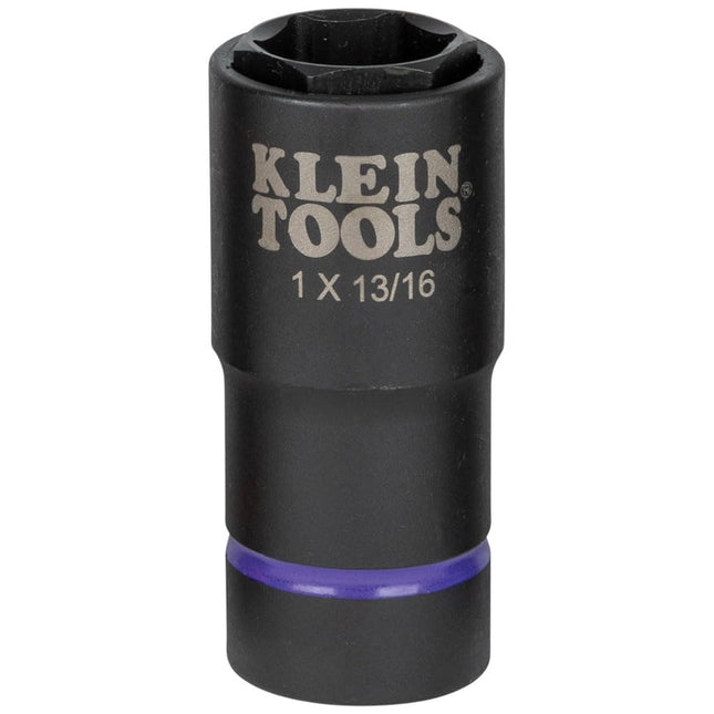 Klein Tools 66065 2-in-1 Deep Impact Socket, 6-Poi