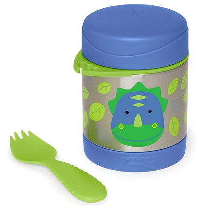 Skip Hop Zoo Insulated Food Jar, Dino 2 Count (Pack of 1)