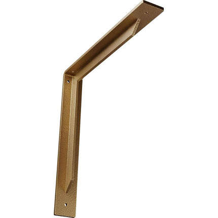 2"W x 14"D x 14"H Stockport Steel Bracket, Hammered Gold