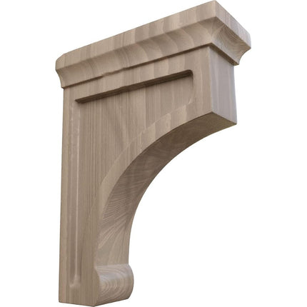 Ekena BKTW02X06X08GOWA 2 1/2-Inch Width x 6-Inch Depth x 8-Inch Height Medium Gomez Wood Bracket - Walnut