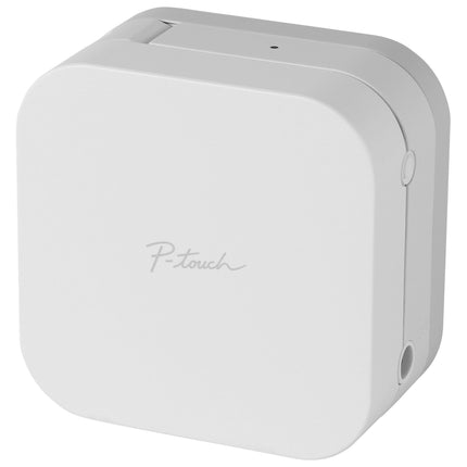 Brother P-Touch Cube Label Maker, Thermal, Inkless Printer for Home & Office, Portable Lightweight, Smartphone Bluetooth Wireless Compatible, Multiple Templates for iPhone & Android, PTP300BT, White