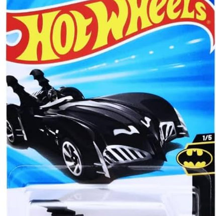 Hot Wheels Batman Themed Random 5 Pack Lot of Assorted Diecast Toy Vehicles [No Duplicates!]