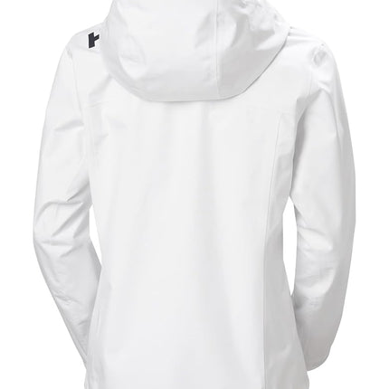 Helly Hansen Women's W Crew Hooded Jacket 2.0, White, S