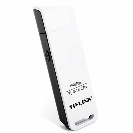 TP-Link TL-WN727N Wireless N150 USB Adapter, 150 Mbps with WPS Button, IEEE 802.1b/g/n, WEP, WPA/WPA2