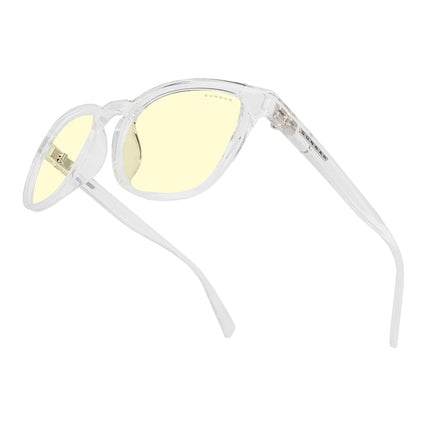 GUNNAR - Gaming and Computer Glasses - Blocks 65% Blue Light - Oakland, Crystal, Amber Tint, Amber, One Size