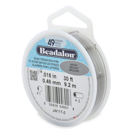 Beadalon 0.46 mm Diameter 9.2 m Reel 49 Strand Wir