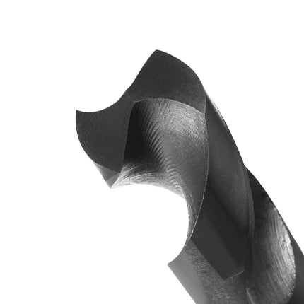 uxcell Reduced Shank Drill Bit 27mm Black Nitride Coated with 1/2 Inch Straight Shank, High Speed Steel HSS 9341 Twist Drill Bit for Stainless Steel Alloy Metal Plastic