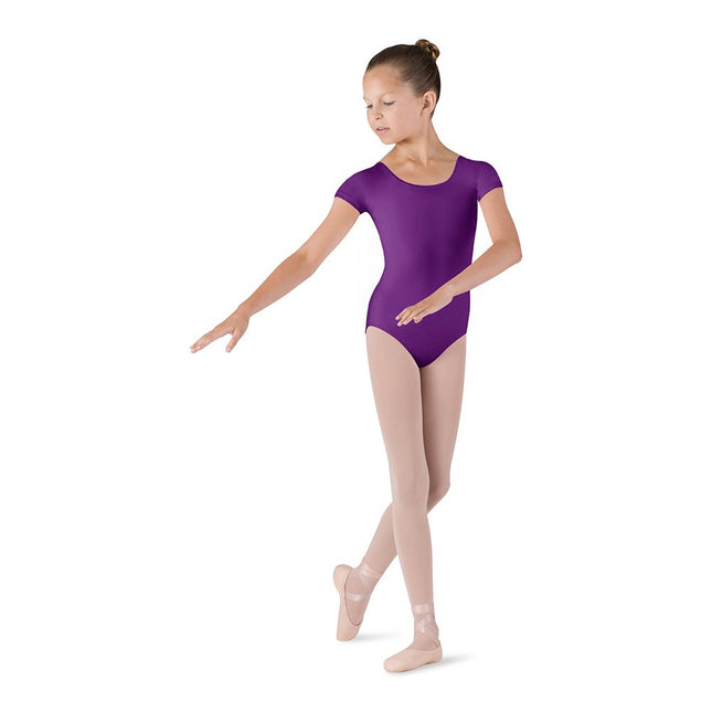 Bloch Dance Girls Dujour Microlux Short Sleeve Leo