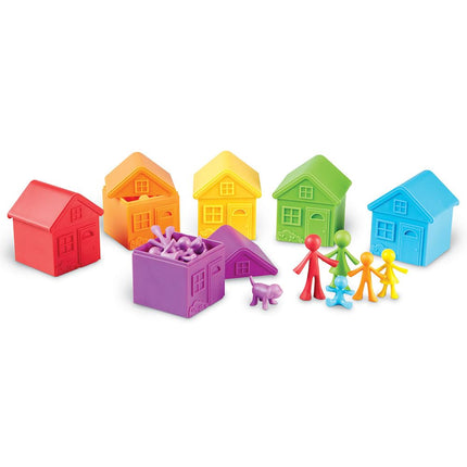 Learning Resources All About Me Sorting Neighborhood, Ages 3+, Toddler Montessori Toy, Develops Social Emotional & Sorting Skills