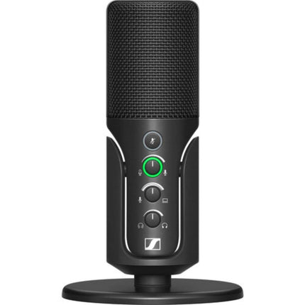 Sennheiser Profile USB Condenser Microphone with Desktop Stand Bundle with Kellards Pop Filter and 5-Pack Cleaning Wipes