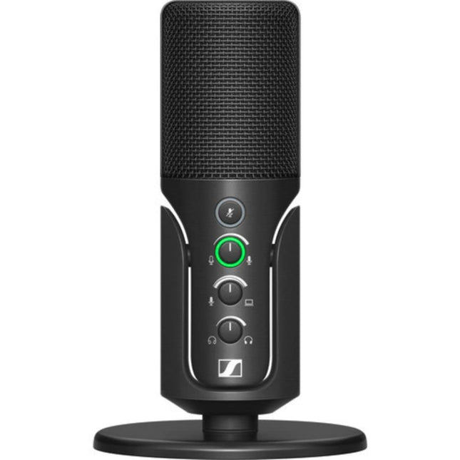 Microphone condensateur USB Sennheiser Profile avec support de bureau, filtre anti-pop Kellards et lingettes nettoyantes (paquet de 5)