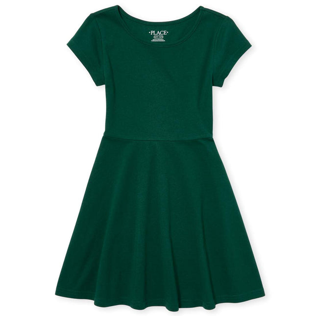The Children's Place Girls' Big Short Sleeve Solid