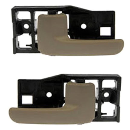 Fawn Rear Interior Inside Door Handle Pair Set for