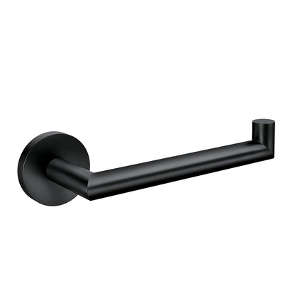 Porte-papier toilette Moen Y5709BL Arlys moderne sur pied, noir mat