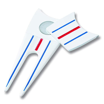 Callaway Golf Triple Track Divot Tool 2021, White/