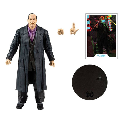 McFarlane Toys, 7-Inch DC Batman The Penguin Action Figure with 22 Moving Parts, Collectible DC Batman Movie Figure with Stand Base and Unique Collectible Character Card – Ages 12+