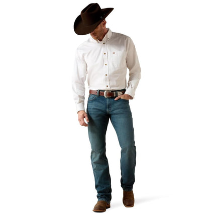 ARIAT Men's M4 Low Rise Legacy Boot Cut Jean, Stretch Freeman, 40W x 34L