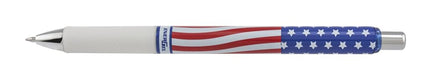 Pentel EnerGel Deluxe RTX Liquid Gel Ink Pen Set Kit, Stars & Stripes, Pack of 3 with 4 Refills (Black - 0.7mm)