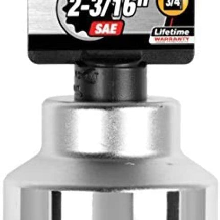 Performance Tool W34570 3/4-Inch Drive 12-Point SAE Standard Socket, 2-3/16-Inch