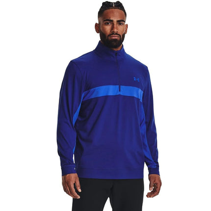 Under Armour Mens Storm Half Zip Midlayer Performance Top Blue M