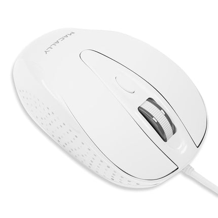 Macally USB Wired Mouse with 3 Button, Scroll Whee