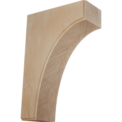 Ekena BKTW05X08X12CVMA 5 1/4" W x 8" D x 12" H Clarksville Bracket, Maple