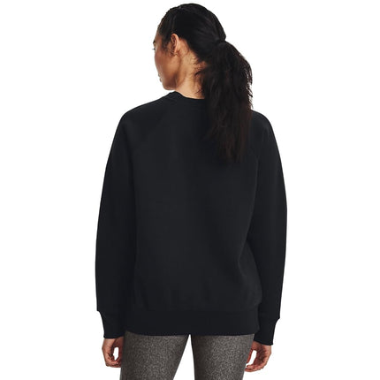 Under Armour Womens Rival Fleece Crew Black XS