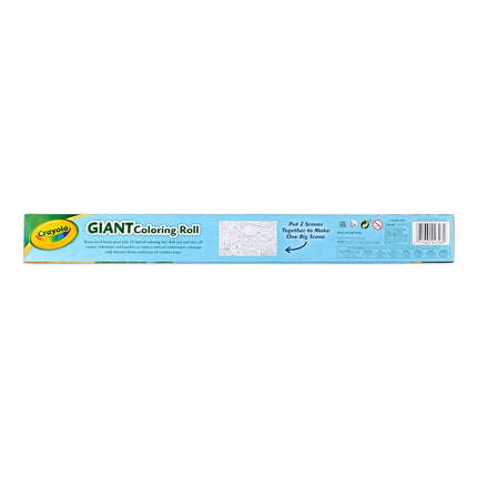 CRAYOLA Giant Coloring Roll, 15 Perforated Ocean Coloring Pages, Gift for Kids, Ages 3, 4, 5, 6