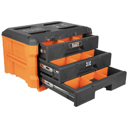 Klein Tools 54923MBR MODbox Drawer Dividers, 24-Piece Adjustable Organizer Set, Three Drawer Compatible, Impact-Resistant, Tool Storage Organization