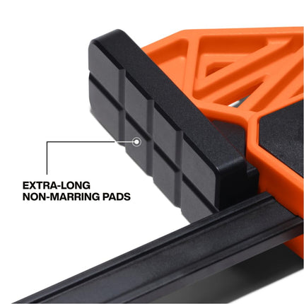 Klein Tools 47562 Speed-Klamp V-Pad, 300-Pound, 2-Pack Replacement, Non-Marring Clamp Pads, Durable Grip Protection for Woodworking and Metal Projects