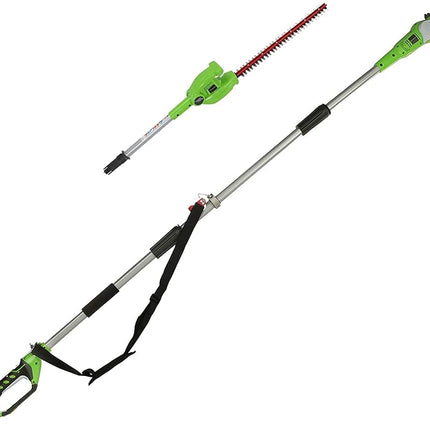 Greenworks 8.5' 40V Cordless Pole Saw with Hedge Trimmer Attachment, Battery Not Included PSPH40B00