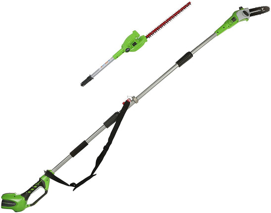 Greenworks 8.5' 40V Cordless Pole Saw with Hedge T