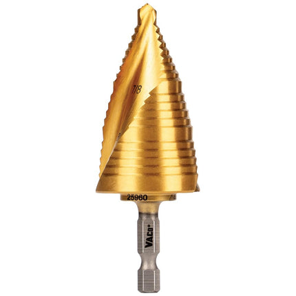 Klein Tools 25960 Step Drill Bit, 7/8 to 1-3/8-Inc