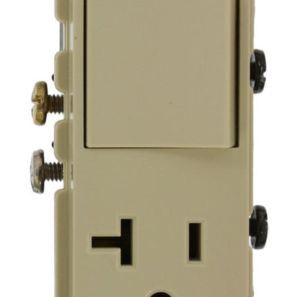Leviton Decora 20 Amp, 120 V, Single-Pole, Combina